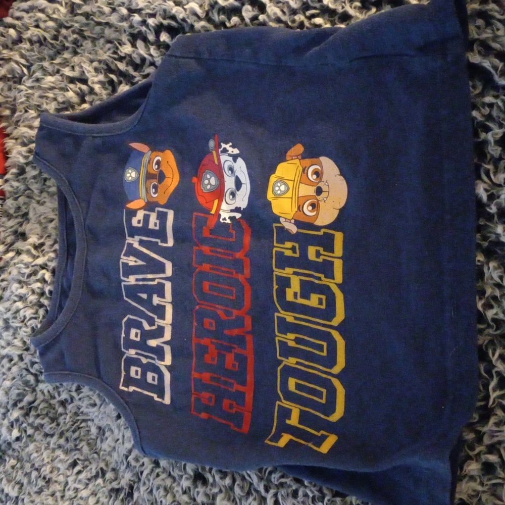 Paw patrol sleeveless tshirt 4t